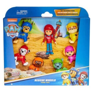 Paw Patrol Rescue Wheels Figurpakke Med 7 Figurer!