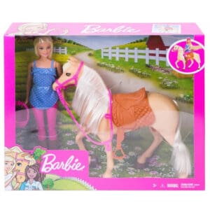 Barbie Dukke Og Hest