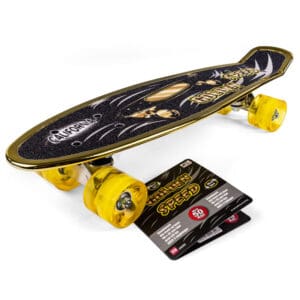 California Golden Speed Skateboard Med LED-Lys