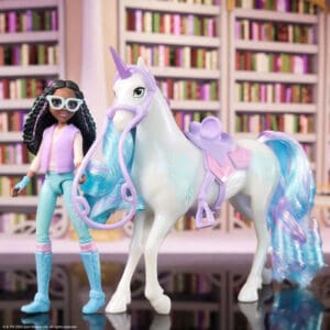 Unicorn Academy Dukke & Unicorn - Layla & Glacier 1